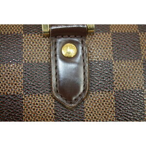 Louis Vuitton Brown Damier Bag Handbag Rivera Leather Boston